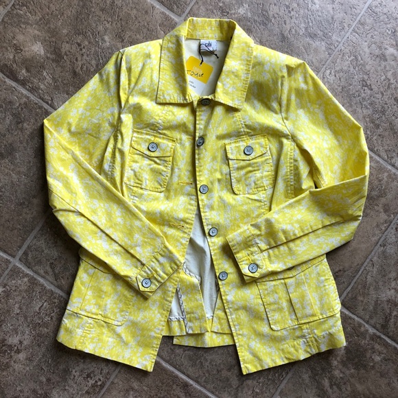 CAbi Jackets & Blazers - CAbi NWT Yellow Daisies Field Jacket Style 5160